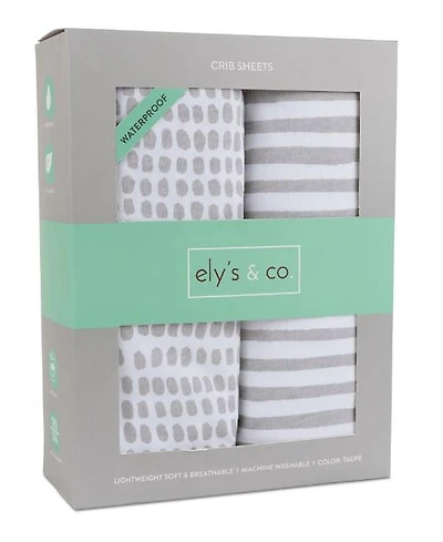 Ely's & Co. Patent Pending Waterproof Crib Sheet