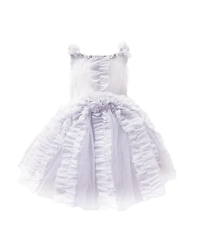 Petite Maison Kids Girls' Ariel Lavender Tulle Dress - Baby, Little Kid, Big Kid