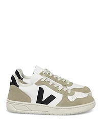 Veja Men's V-10 Low Top Mesh and Suede Sneakers