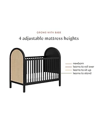 Bondi 3 1 Convertible Crib with Toddler Bed Conversion Kit