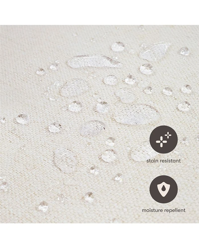 Poe Water Repellent & Stain Resistant Channeled Swivel Glider