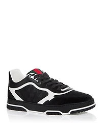 Men's Re-Web Low Top Canvas and Leather Sneakers