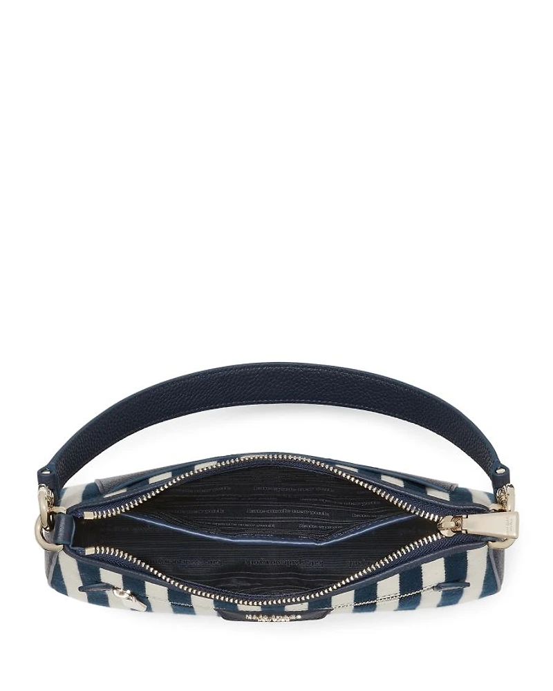 Hudson Striped Canvas Fabric Convertible Crossbody