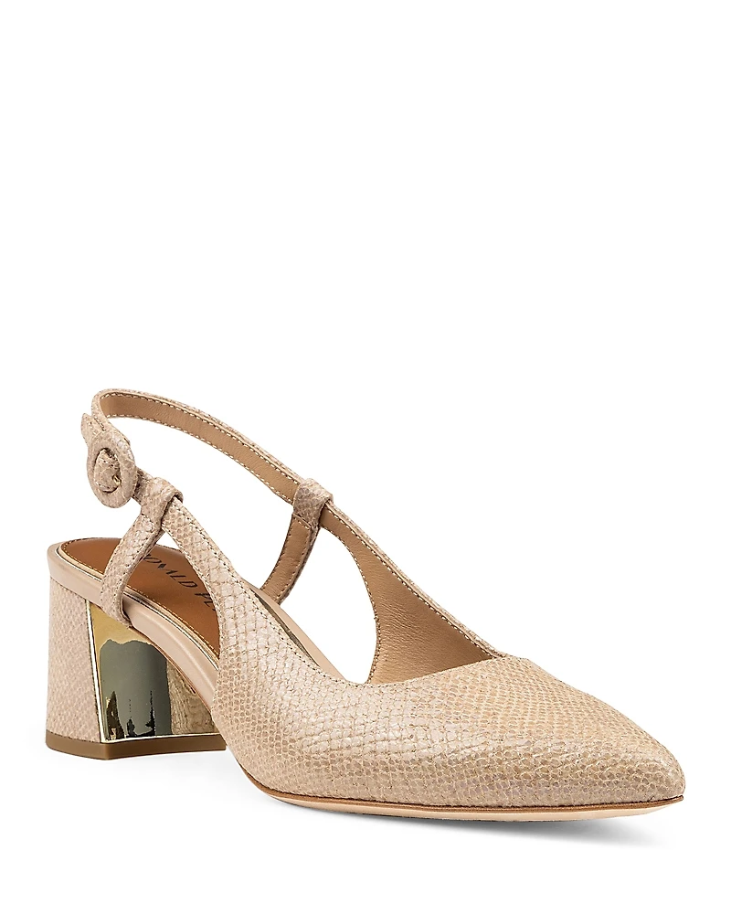 Donald Pliner Women's Song Pointed Toe Slingback Pumps