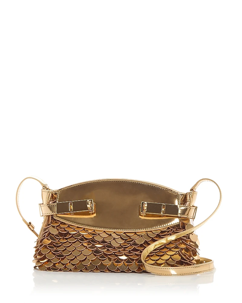 Ferragamo Hug Sequin Embellished Clutch