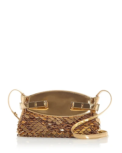 Ferragamo Hug Sequin Embellished Clutch