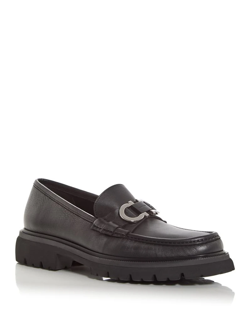Men's Gancini Leather Loafers