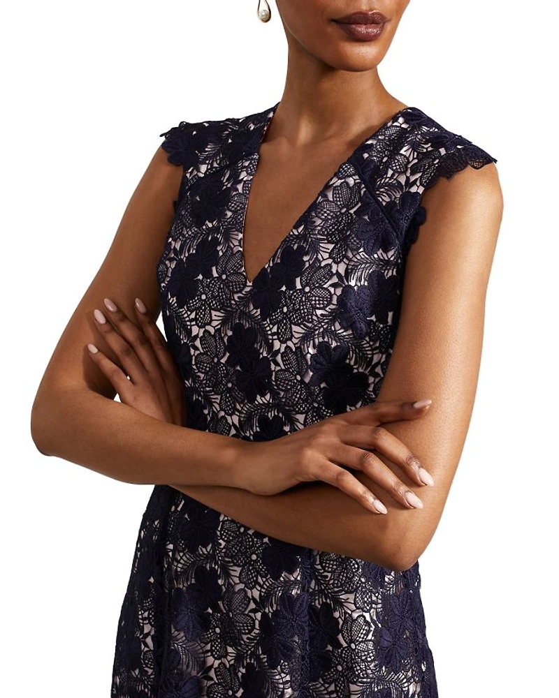 Hannah Lace Midi Dress
