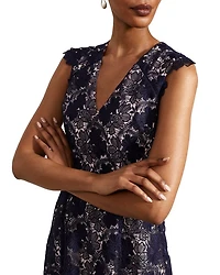 Hannah Lace Midi Dress