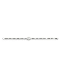 Sterling Silver Interlocking G Pendant Link Bracelet