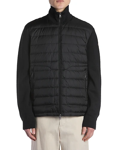 Moncler Zip Front Quilted Jacket