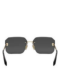 Serpenti Rectangular Sunglasses, 62mm