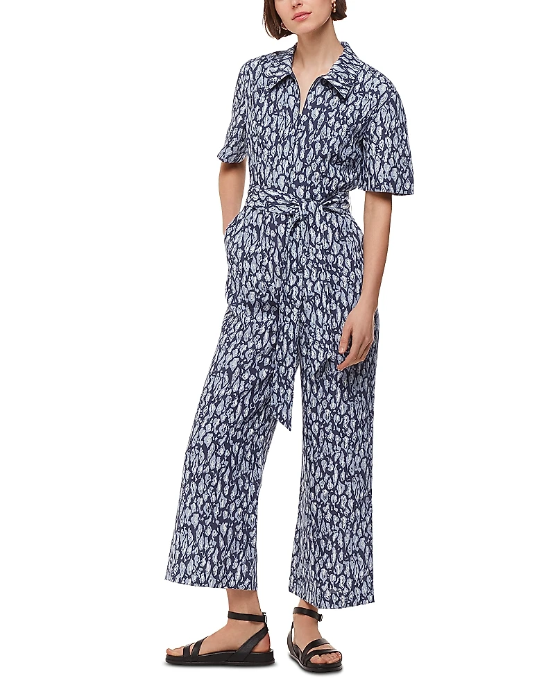 Whistles Flaming Leopard Jumpsuit