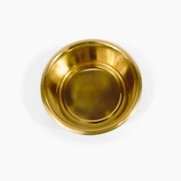 Large Smoke Bronze Double Bowl Pet Feeder, 2 Quart Bowls