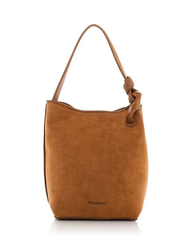 Corner Chain Canvas Bucket Bag