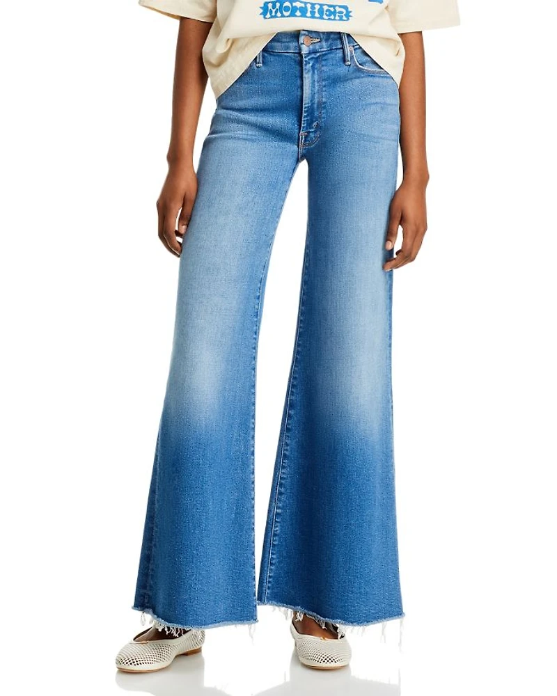 The Roller High Rise Wide Leg Jeans Work Hard Play