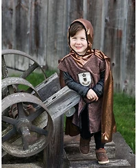 Unisex Brilliant Copper Knight Tunic with Cape 5-6 - Ages 5-7
