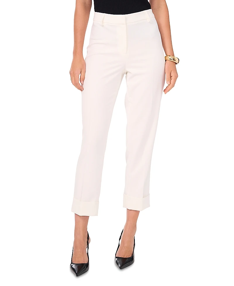 Vince Camuto Creased Cuffed Pants