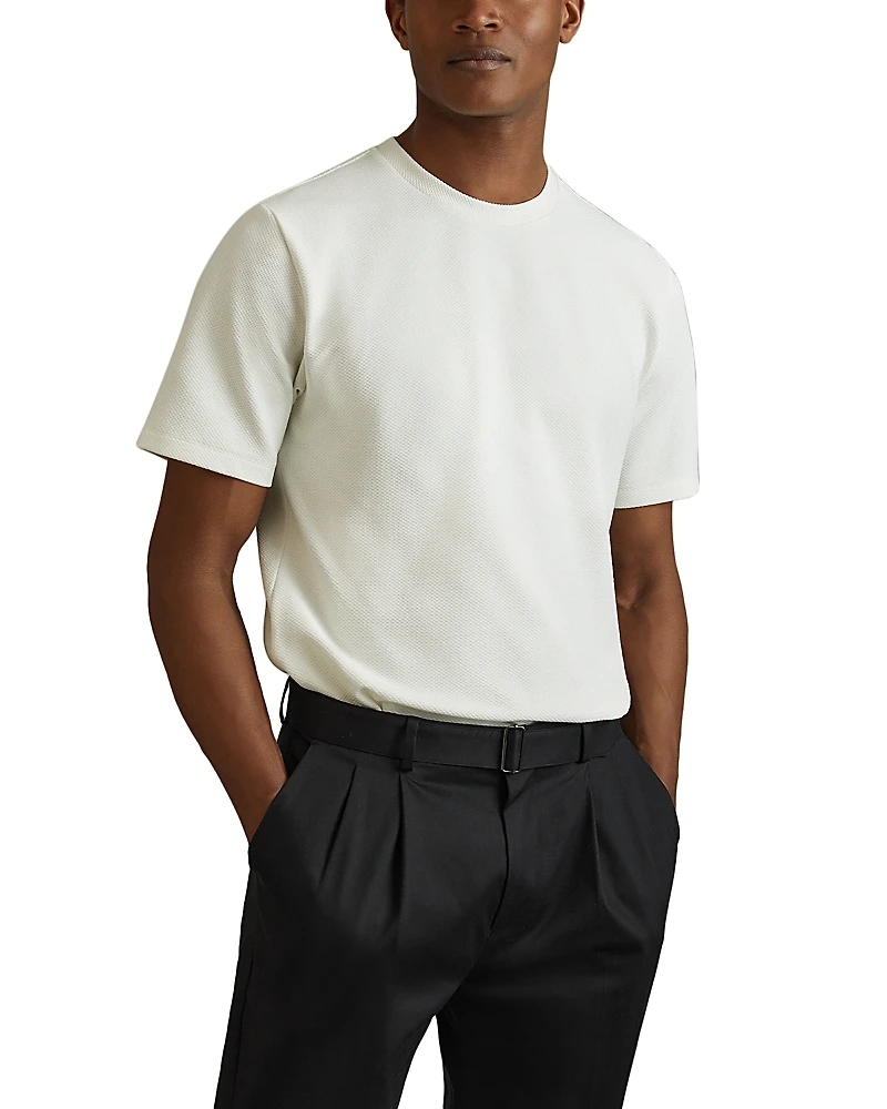 Reiss Textured Crewneck Tee