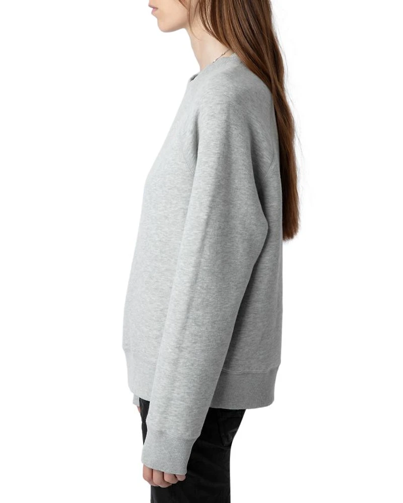 Upper Pmo Rhinestone Wings Sweatshirt