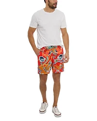 Taj Floral Straight Fit 10" Shorts