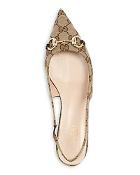 Women's Pointed Toe Slingback Flats