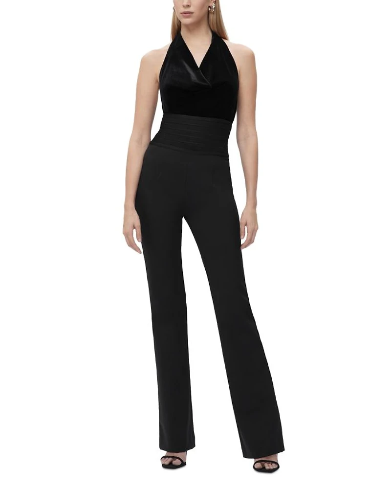 The Alice Velvet Halter Top