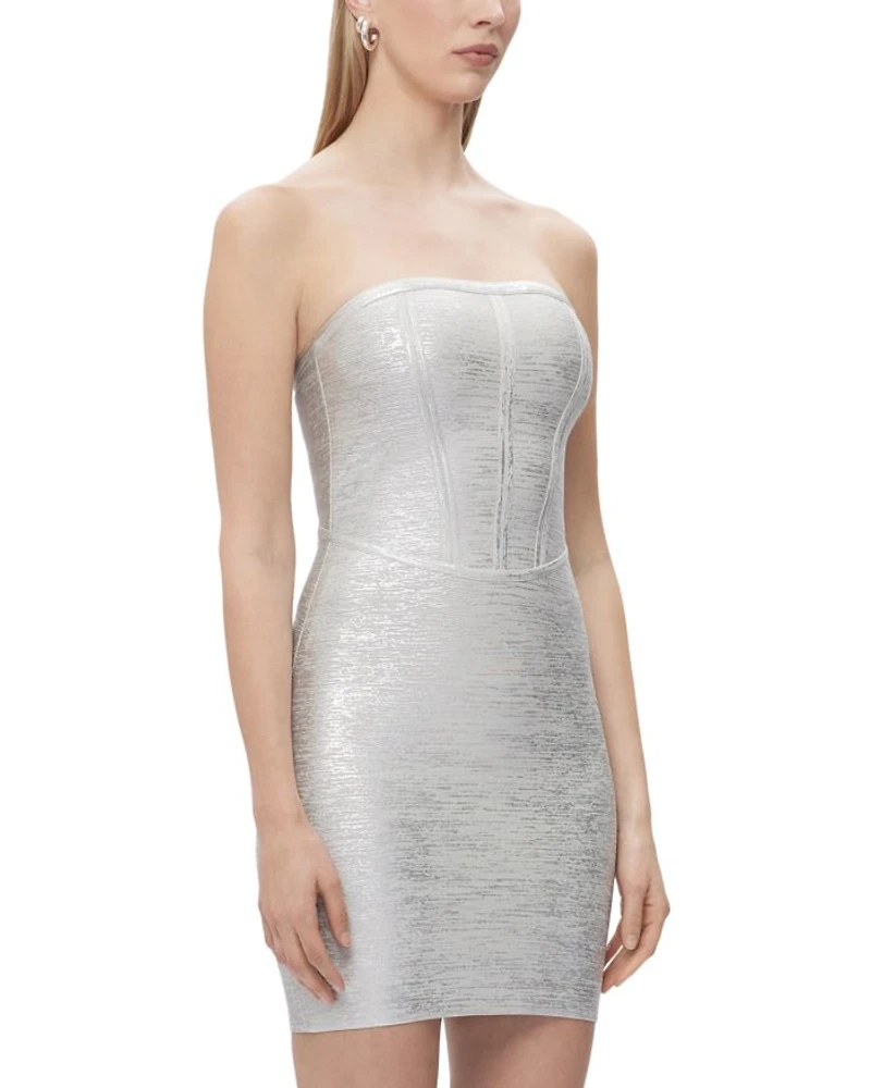 The Avery Foil Corset Dress