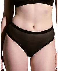 Sheer High Cut Highwaisted Brief