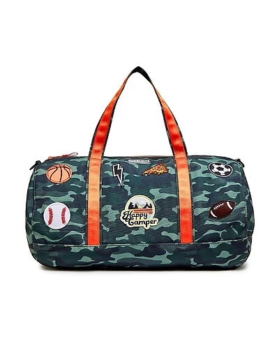 Little Chicken Camo Duffle Bag With Patches