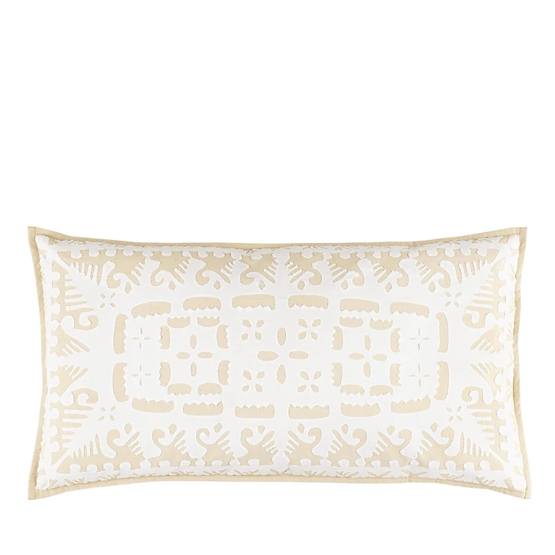 Annie Selke Knight Wood Cutwork King Sham