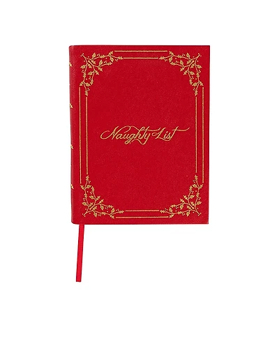 Naughty/Nice Embossed Journal