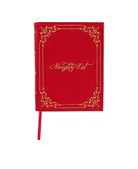 Naughty/Nice Embossed Journal