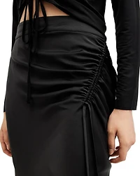 Alexia Ruched Maxi Skirt