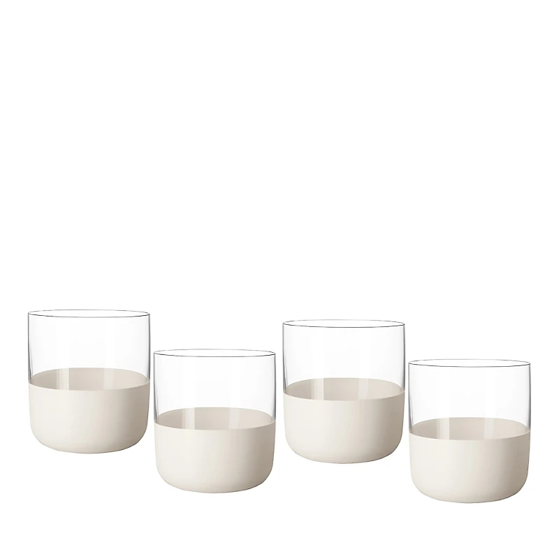 Villeroy & Boch Rock Blanc Shot Glasses, Set of 4