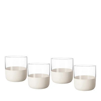 Villeroy & Boch Rock Blanc Shot Glasses, Set of 4