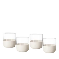 Villeroy & Boch Rock Blanc Shot Glasses, Set of 4