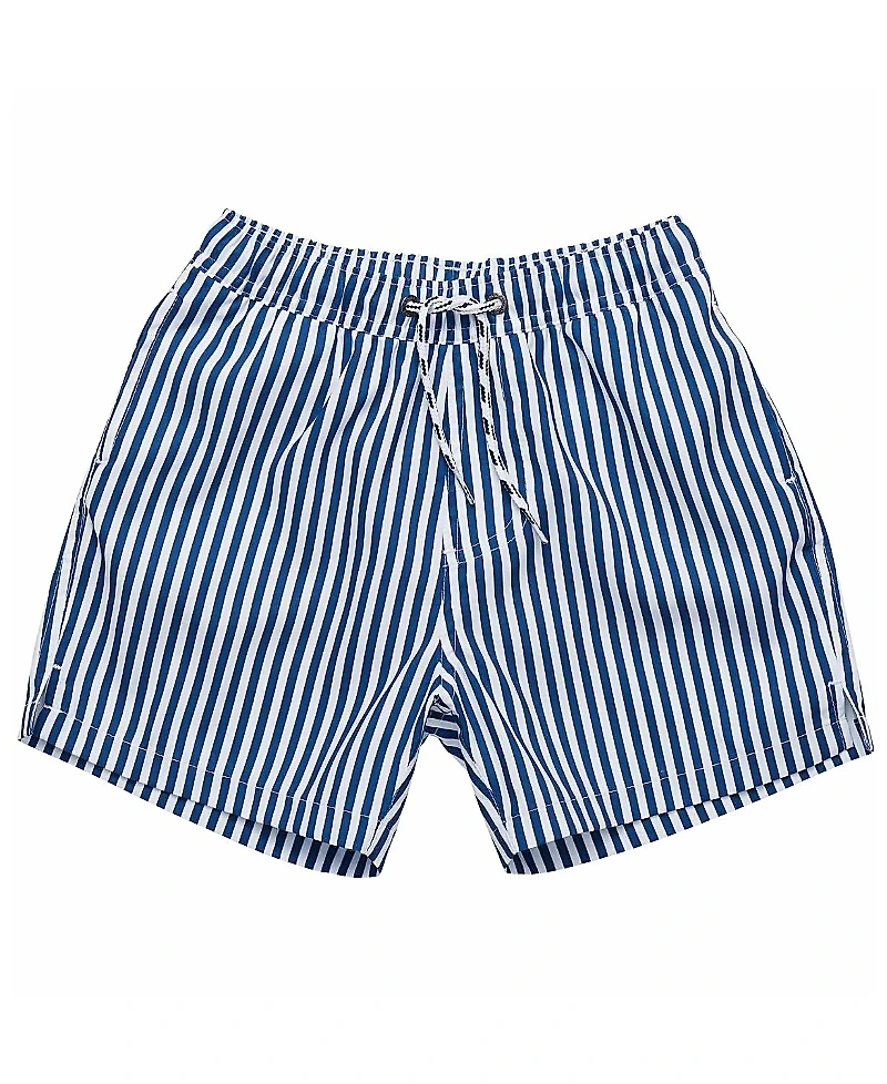 Snapper Rock Unisex Denim Stripe Comfort Lined Swim Short