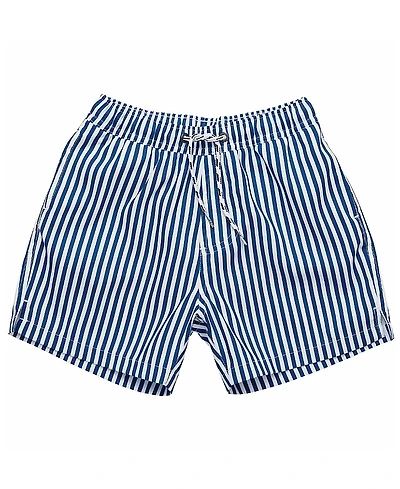 Snapper Rock Unisex Denim Stripe Comfort Lined Swim Short