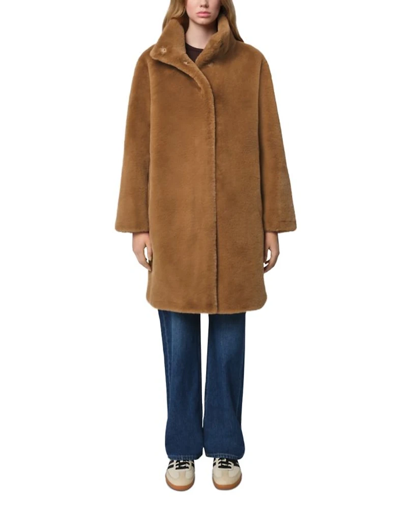Blair Faux Fur Mid Length Coat