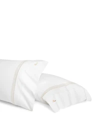 Pratesi Tre Righe Standard Pillowcase, Set of 2