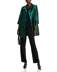 Botanical Jacquard A Line Jacket