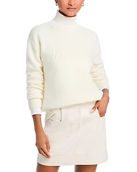 Moncler Wool & Cashmere Embroidered Sweater