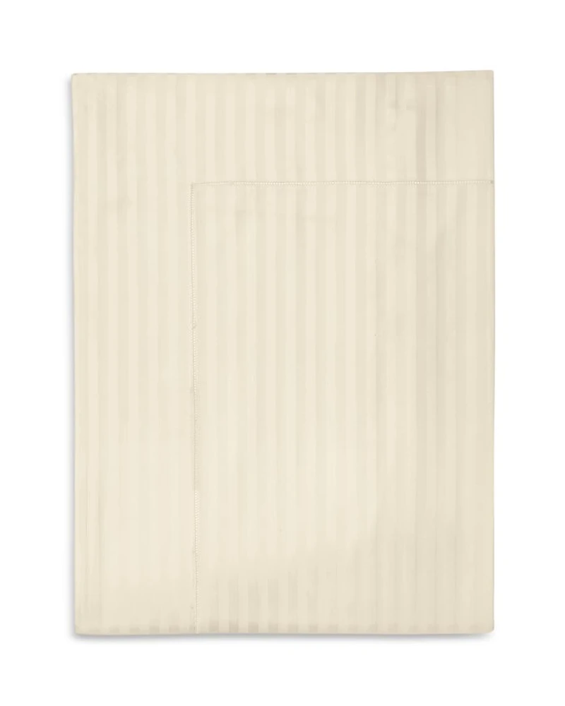 Raso Rigato Flat Sheet, Full Queen