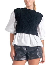 Elan Layered Look Sweater