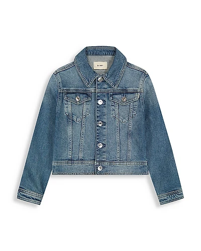 DL1961 Girls' Manning Denim Trucker Jacket - Big Kid