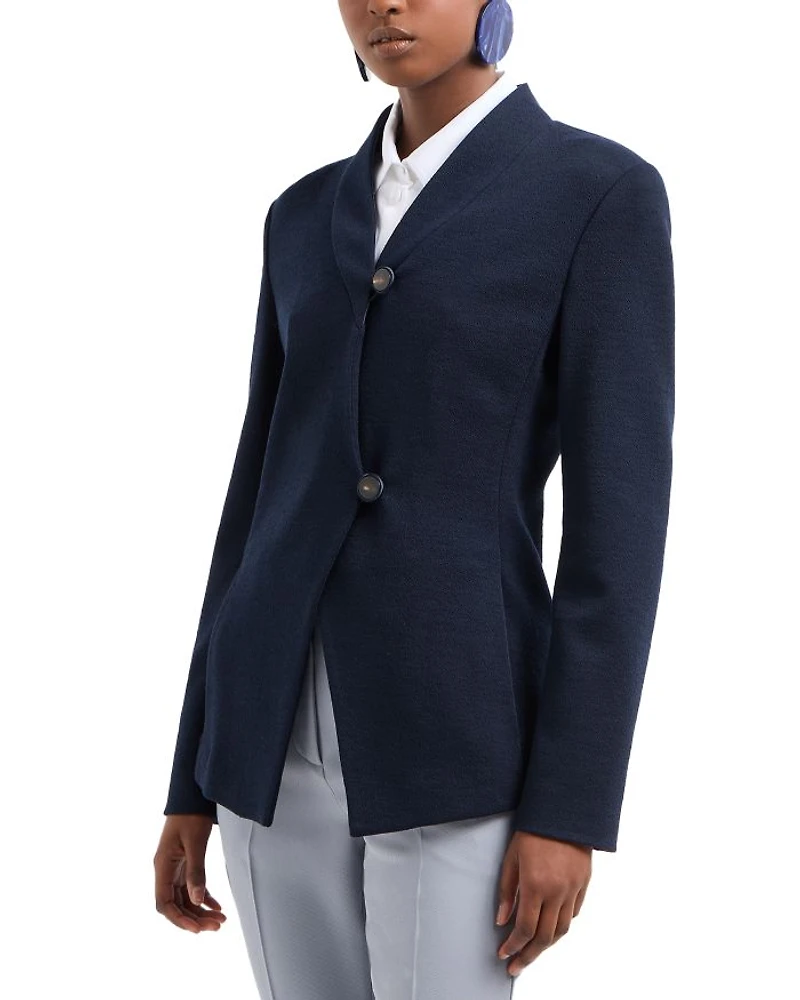 Texturized Jersey Jacket