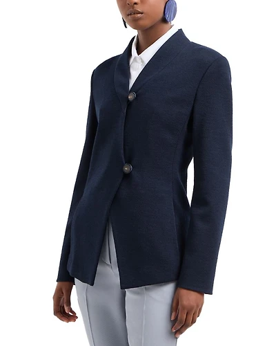 Texturized Jersey Jacket