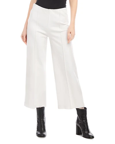 Pintucked Wide Leg Pants