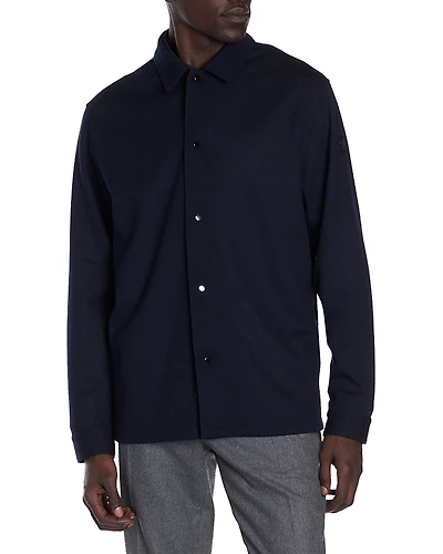 Moncler Wool, Cotton & Nylon Shirt Jacket